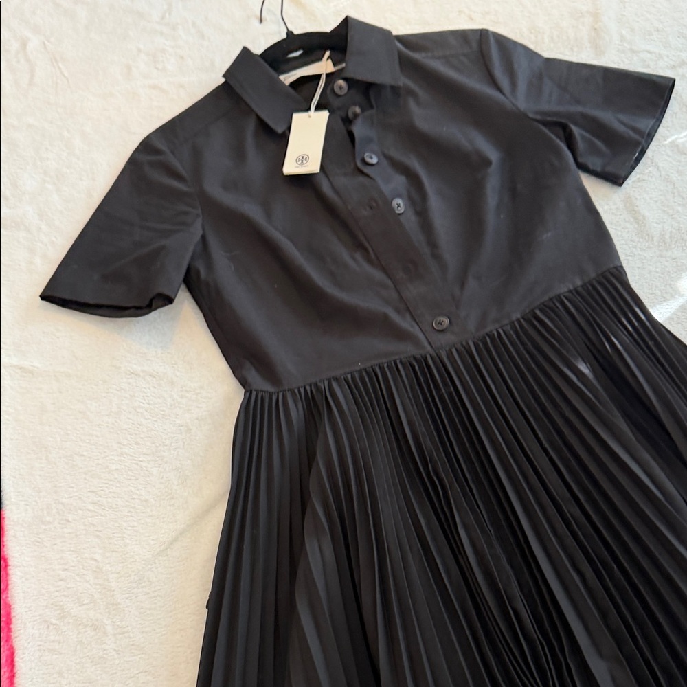 NWT Tory Burch poplin shirt dress - Picture 8 of 8